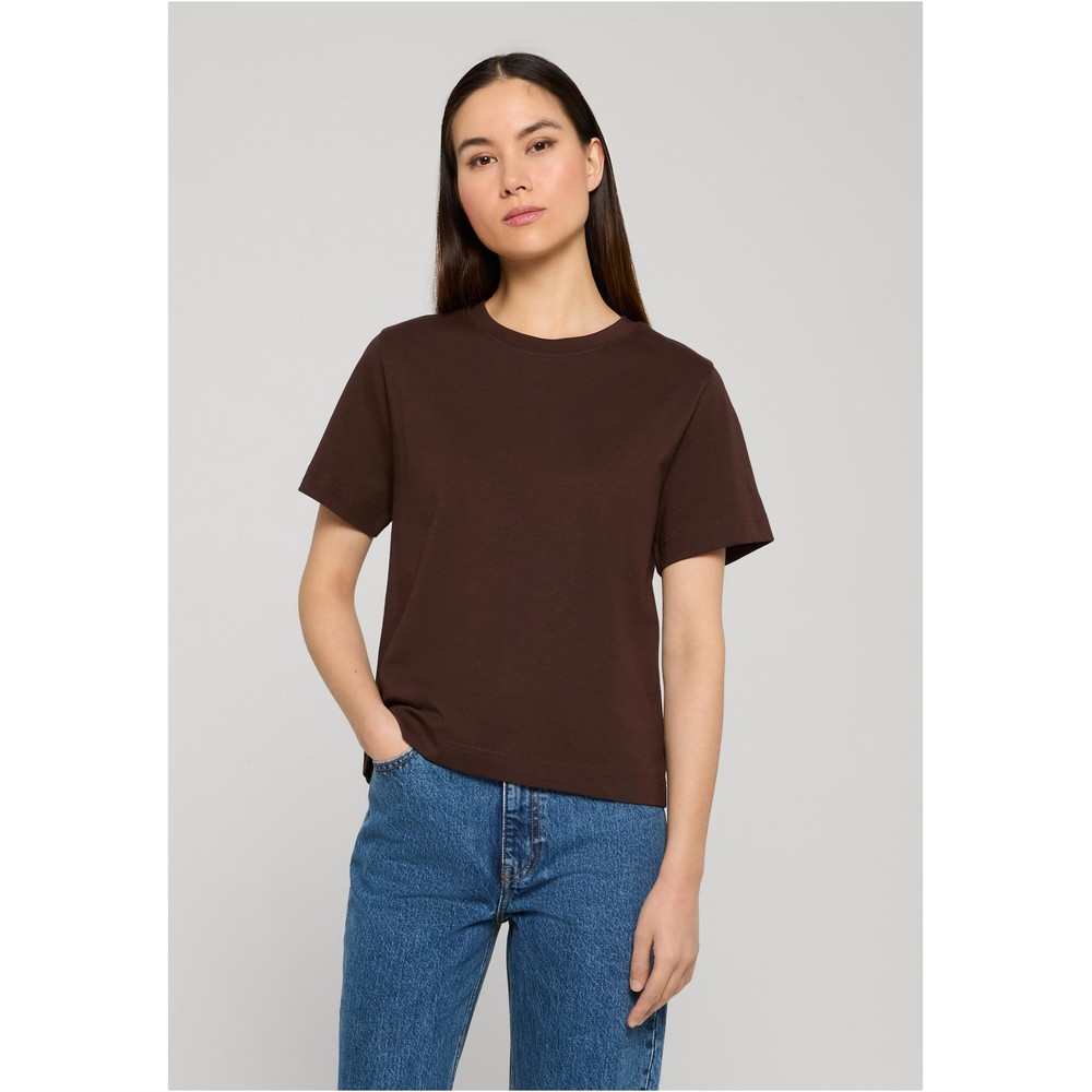 Urban Classics - Organic Boxy Ladies Tshirt - Brown